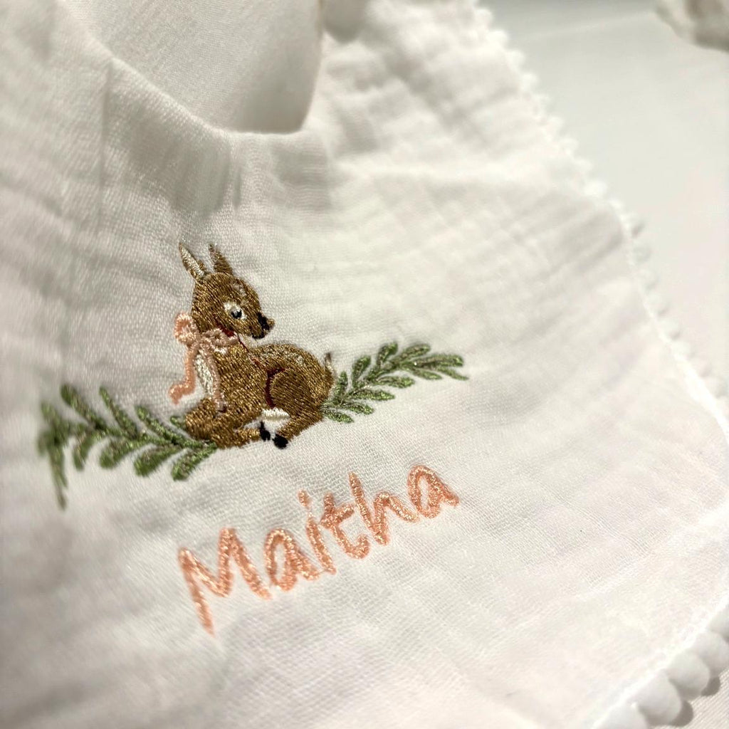 Custom Embroidered Bib