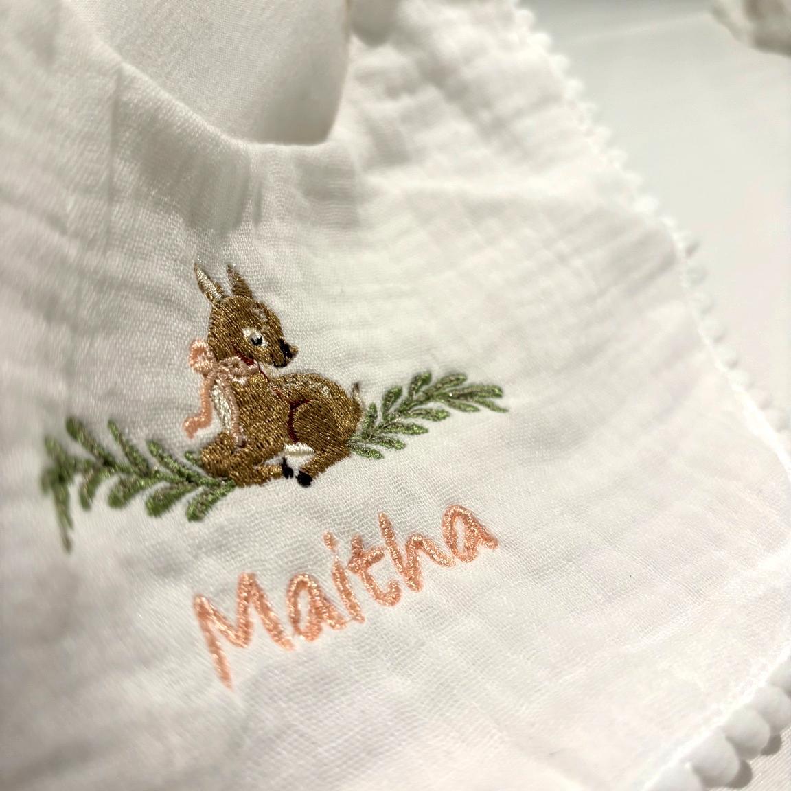 Custom Embroidered Bib