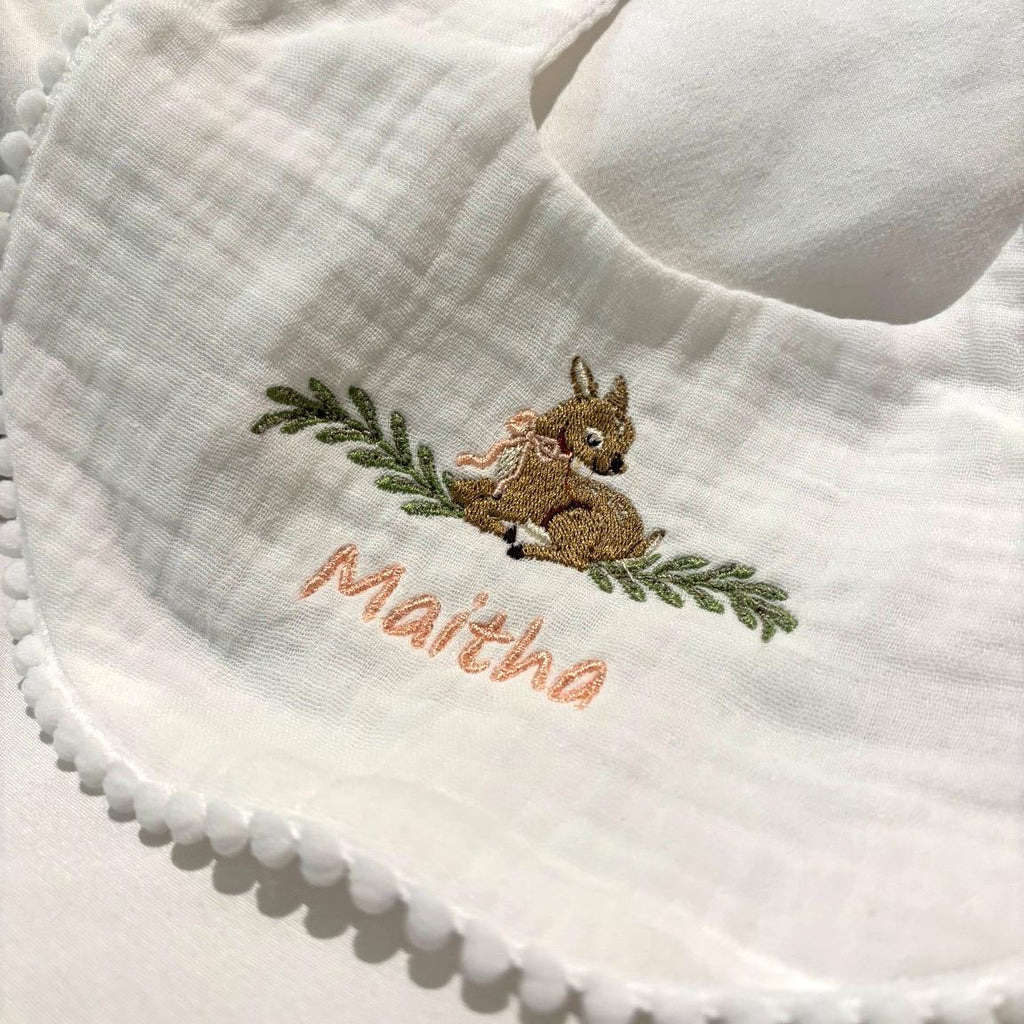 Custom Embroidered Bib